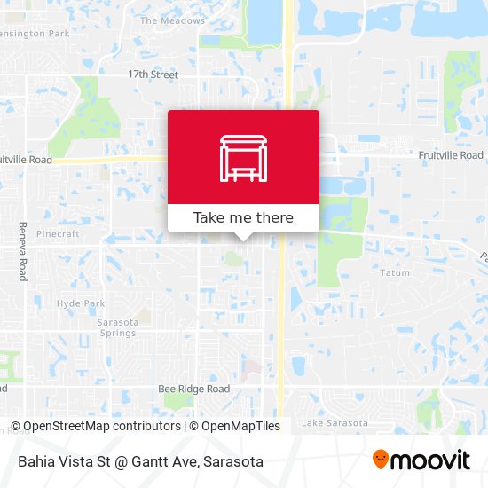 Bahia Vista St @ Gantt Ave map