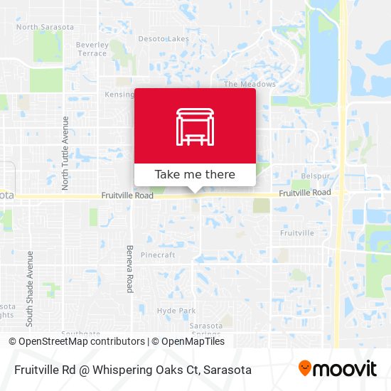 Mapa de Fruitville Rd @ Whispering Oaks Ct