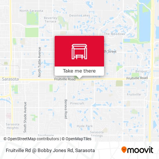 Mapa de Fruitville Rd @ Bobby Jones Rd