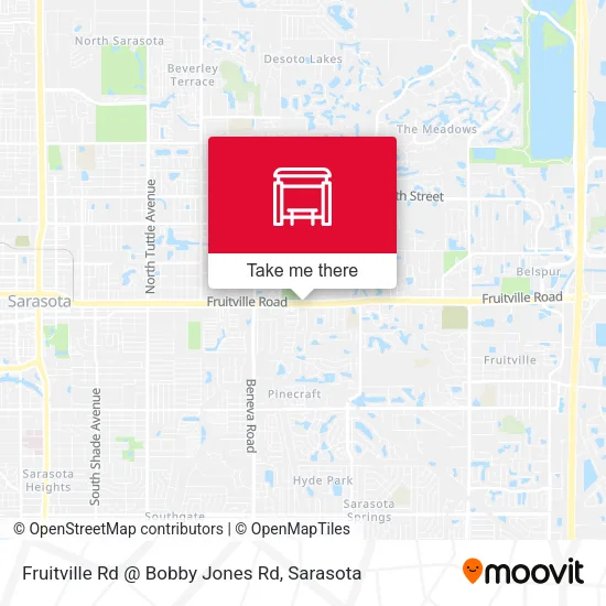 Mapa de Fruitville Rd @ Bobby Jones Rd