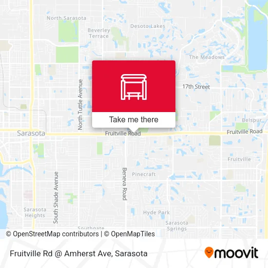 Mapa de Fruitville Rd @ Amherst Ave