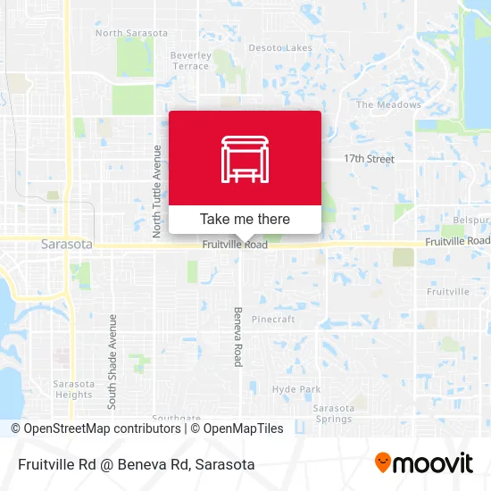 Fruitville Rd @ Beneva Rd map