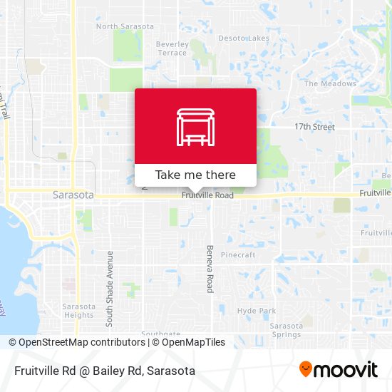 Mapa de Fruitville Rd @ Bailey Rd