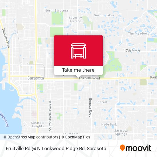 Fruitville Rd @ N Lockwood Ridge Rd map