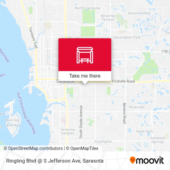 Mapa de Ringling Blvd @ S Jefferson Ave