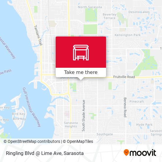 Ringling Blvd @ Lime Ave map