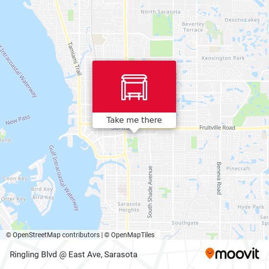 Ringling Blvd @ East Ave map