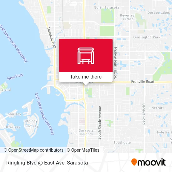 Mapa de Ringling Blvd @ East Ave