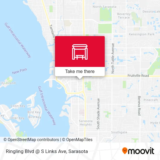 Mapa de Ringling Blvd @ S Links Ave