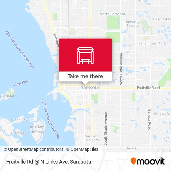 Fruitville Rd @ N Links Ave map