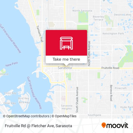 Fruitville Rd @ Fletcher Ave map