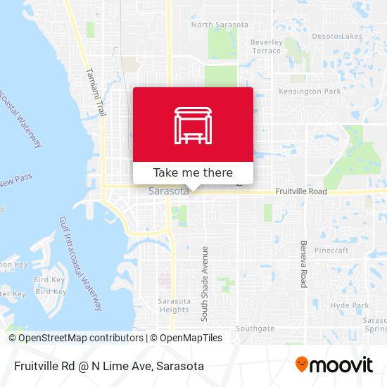 Fruitville Rd @ N Lime Ave map