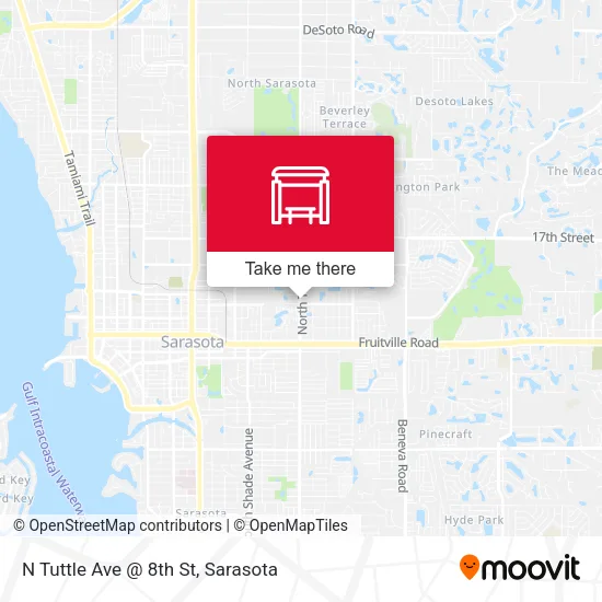 Mapa de N Tuttle Ave @ 8th St