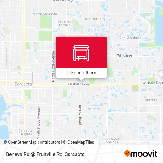 Beneva Rd @ Fruitville Rd map