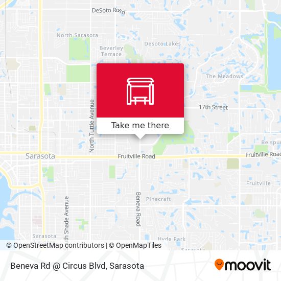 Beneva Rd @ Circus Blvd map