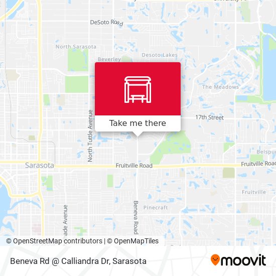 Beneva Rd @ Calliandra Dr map
