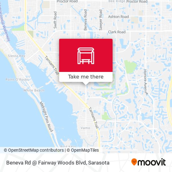 Beneva Rd @ Fairway Woods Blvd map