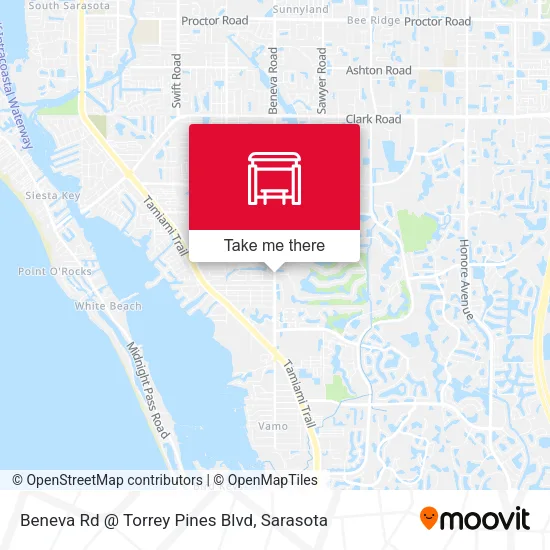 Mapa de Beneva Rd @ Torrey Pines Blvd