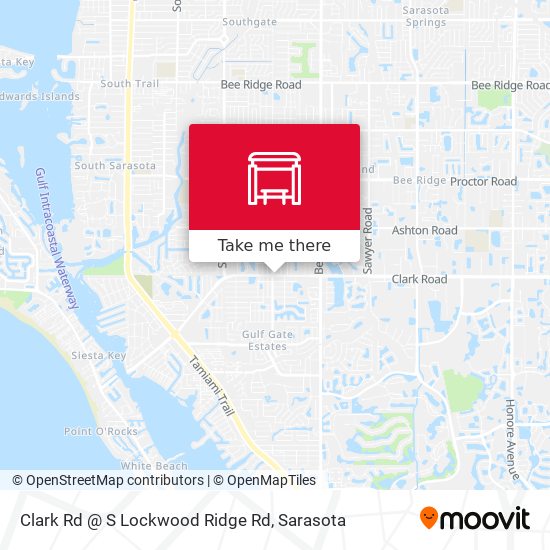 Clark Rd @ S Lockwood Ridge Rd map
