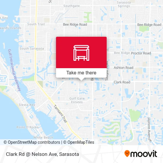 Mapa de Clark Rd @ Nelson Ave