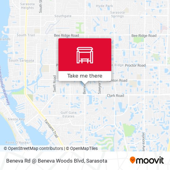 Mapa de Beneva Rd @ Beneva Woods Blvd