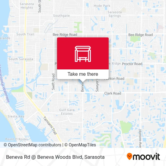 Mapa de Beneva Rd @ Beneva Woods Blvd