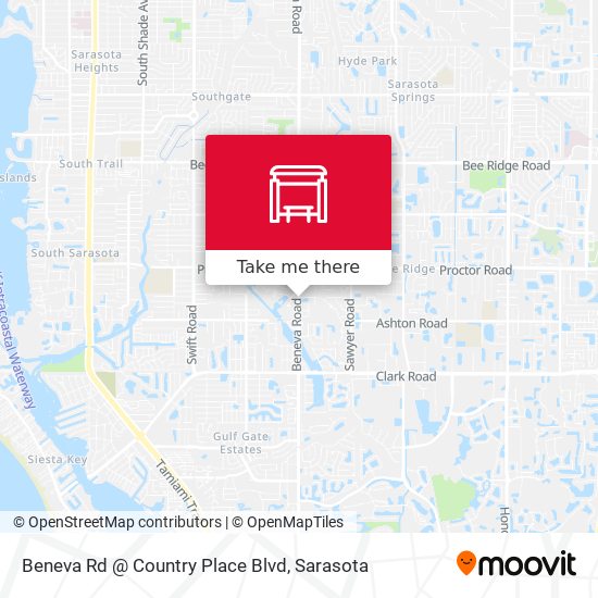 Beneva Rd @ Country Place Blvd map