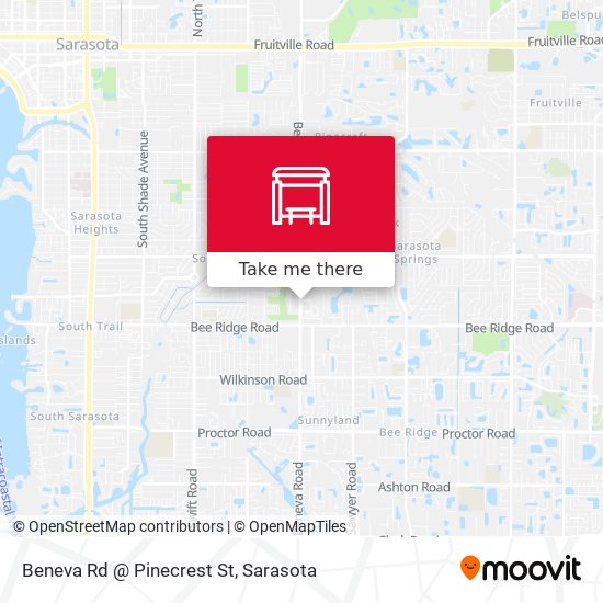 Mapa de Beneva Rd @ Pinecrest St
