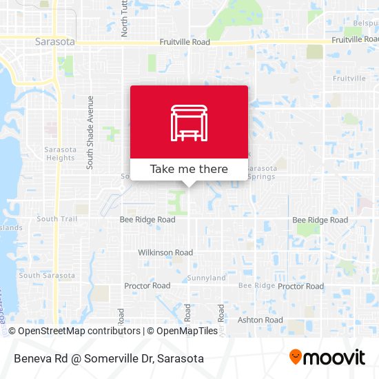 Beneva Rd @ Somerville Dr map