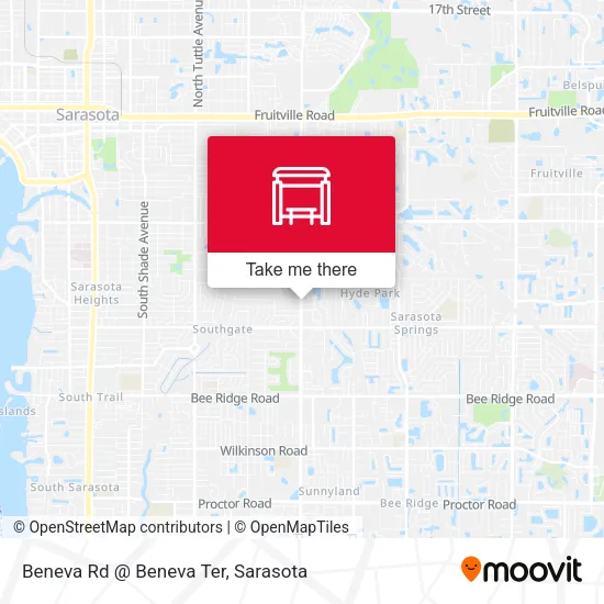 Mapa de Beneva Rd @ Beneva Ter