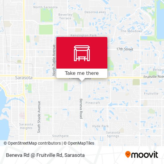 Beneva Rd @ Fruitville Rd map