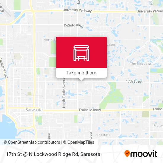 17th St @ N Lockwood Ridge Rd map