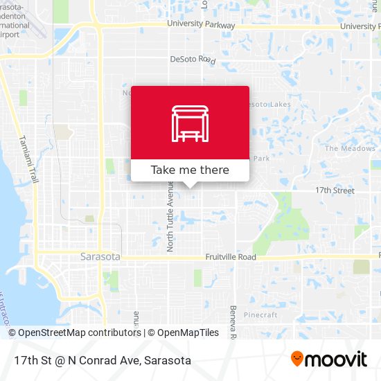 17th St @ N Conrad Ave map