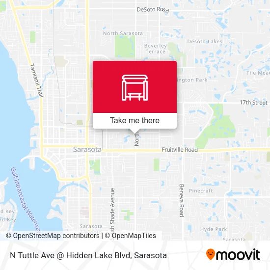 Mapa de N Tuttle Ave @ Hidden Lake Blvd