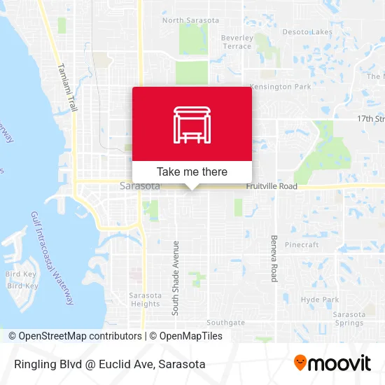 Mapa de Ringling Blvd @ Euclid Ave