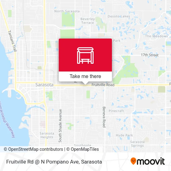 Mapa de Fruitville Rd @ N Pompano Ave