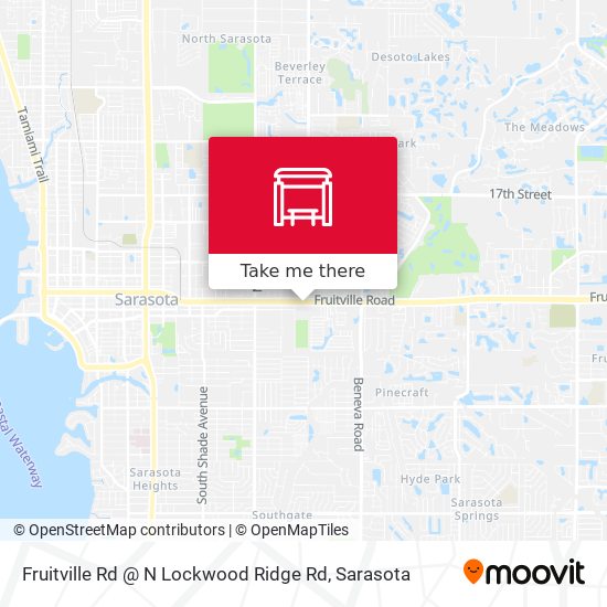 Fruitville Rd @ N Lockwood Ridge Rd map