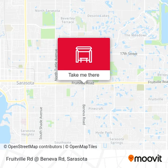 Mapa de Fruitville Rd @ Beneva Rd