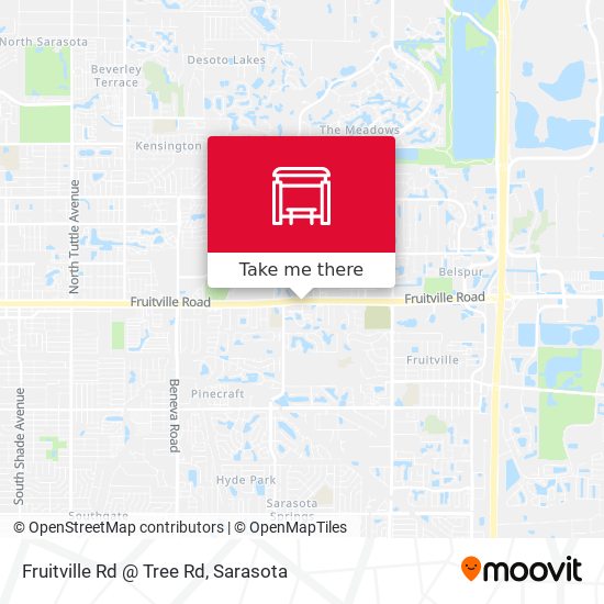 Fruitville Rd @ Tree Rd map