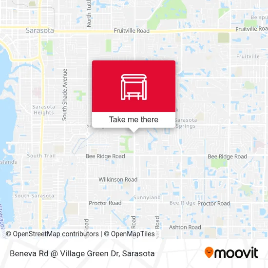 Beneva Rd @ Village Green Dr map