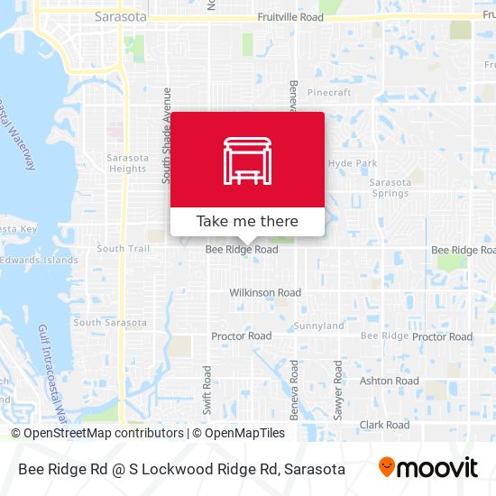Bee Ridge Rd @ S Lockwood Ridge Rd map