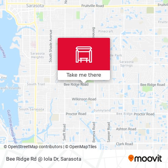 Mapa de Bee Ridge Rd @ Iola Dr