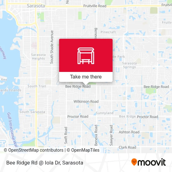 Mapa de Bee Ridge Rd @ Iola Dr