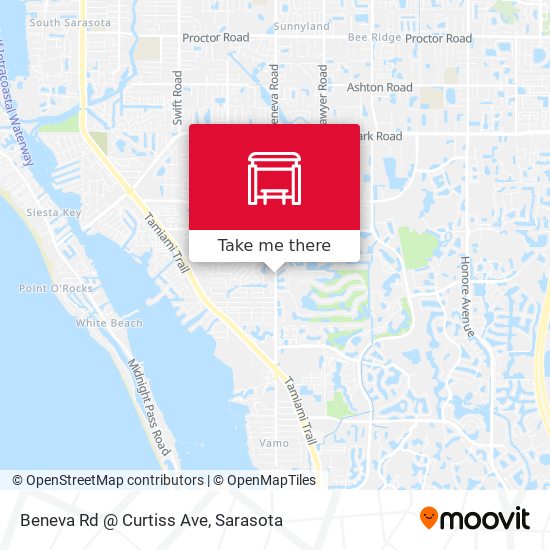 Beneva Rd @ Curtiss Ave map