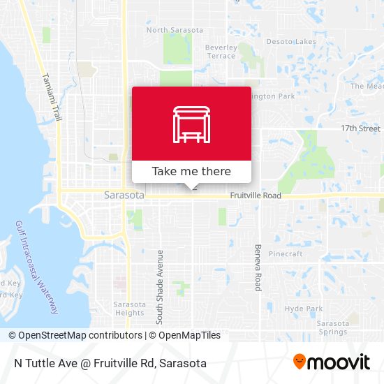 N Tuttle Ave @ Fruitville Rd map