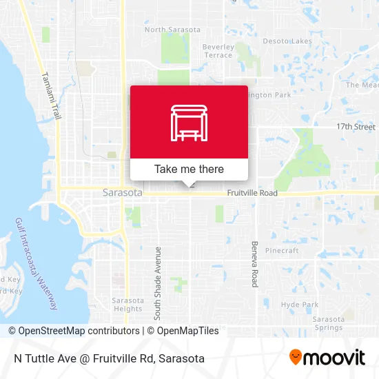 N Tuttle Ave @ Fruitville Rd map