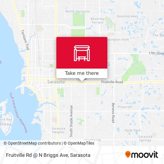 Fruitville Rd @ N Briggs Ave map