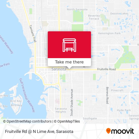 Fruitville Rd @ N Lime Ave map