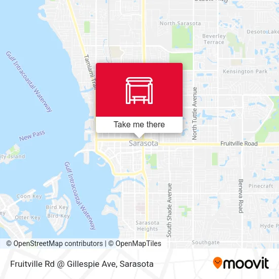 Mapa de Fruitville Rd @ Gillespie Ave