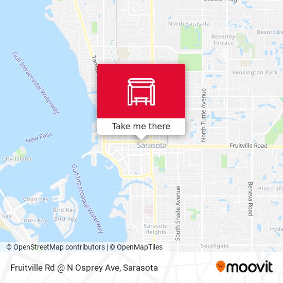 Fruitville Rd @ N Osprey Ave map